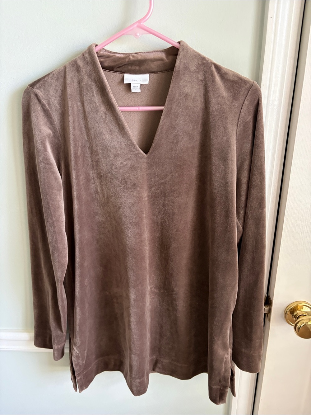 J Jill velour top size S
